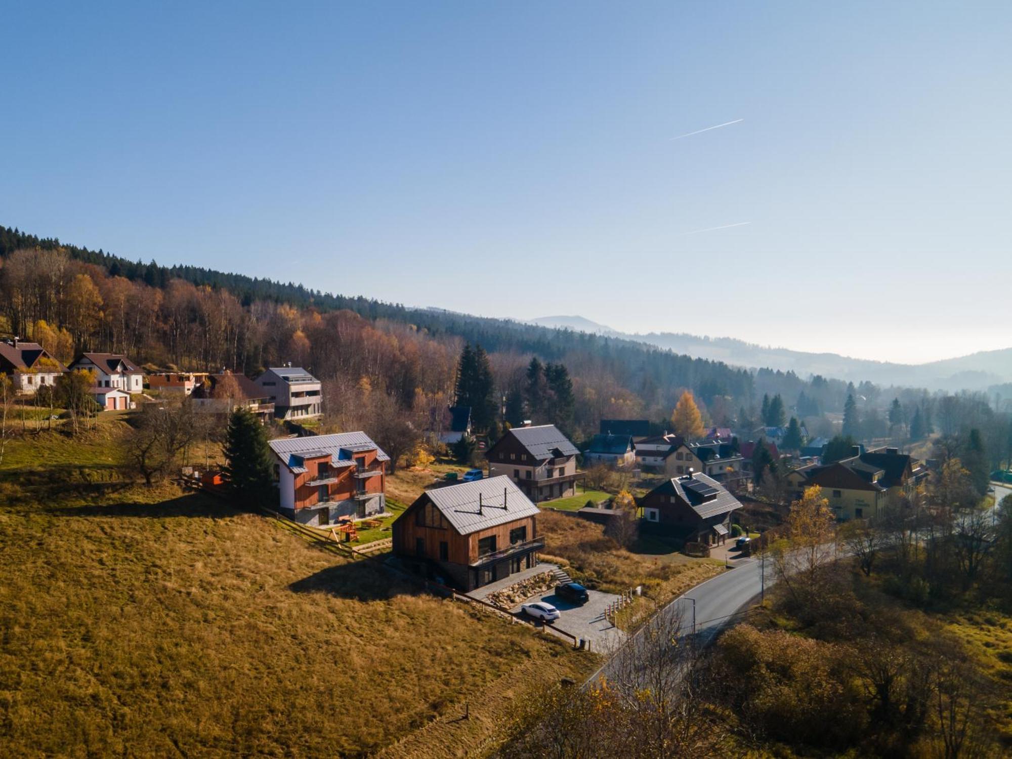Chata Smrcka Železná Ruda Esterno foto